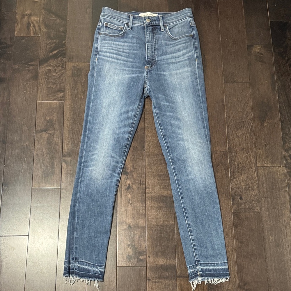Denim Forum The Lola High Rise Skinny Crop Size 26